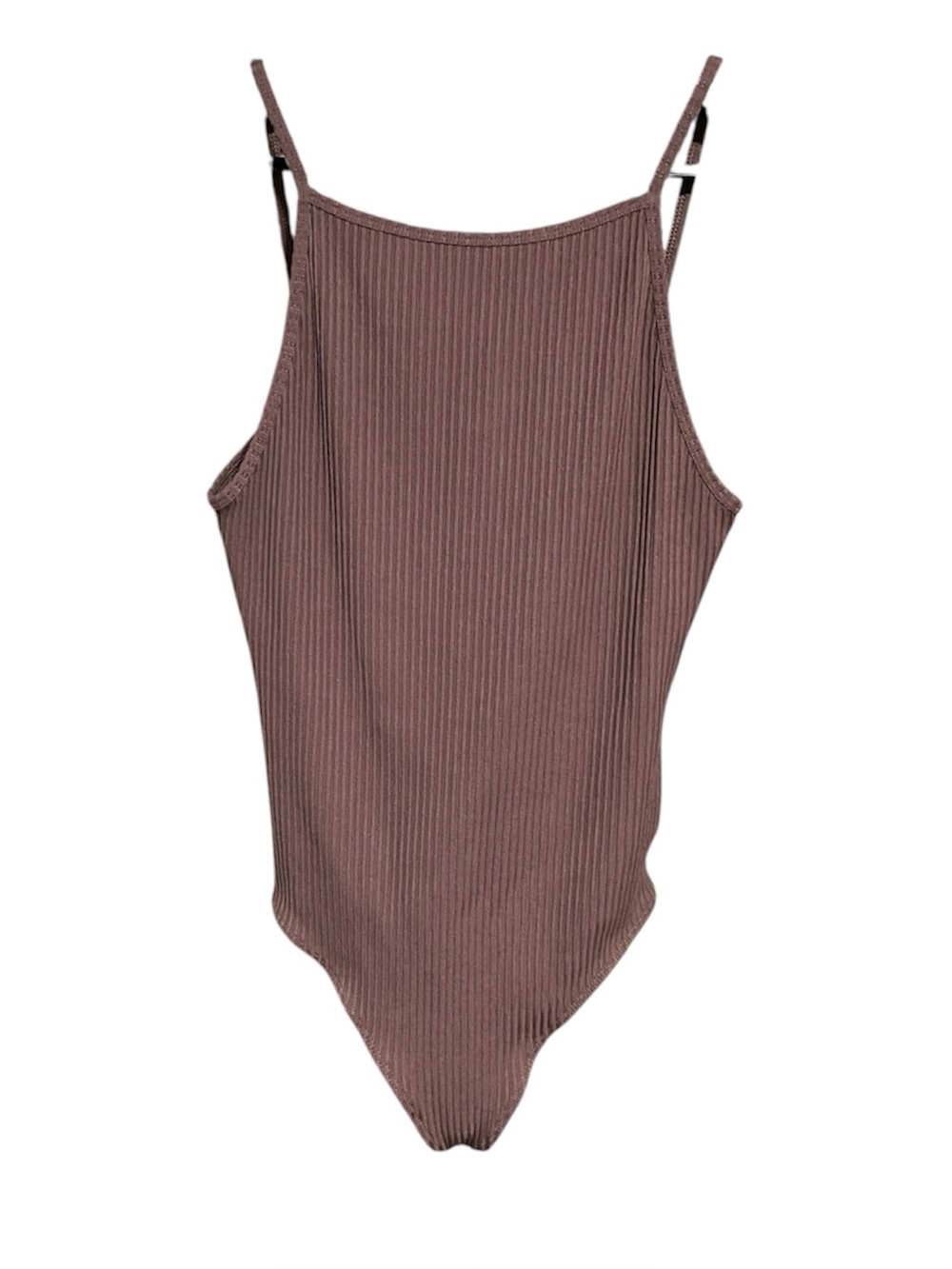 Wilfred Annecy Ribbed Spaghetti strap Bodysuit from Aritzia. Thong style